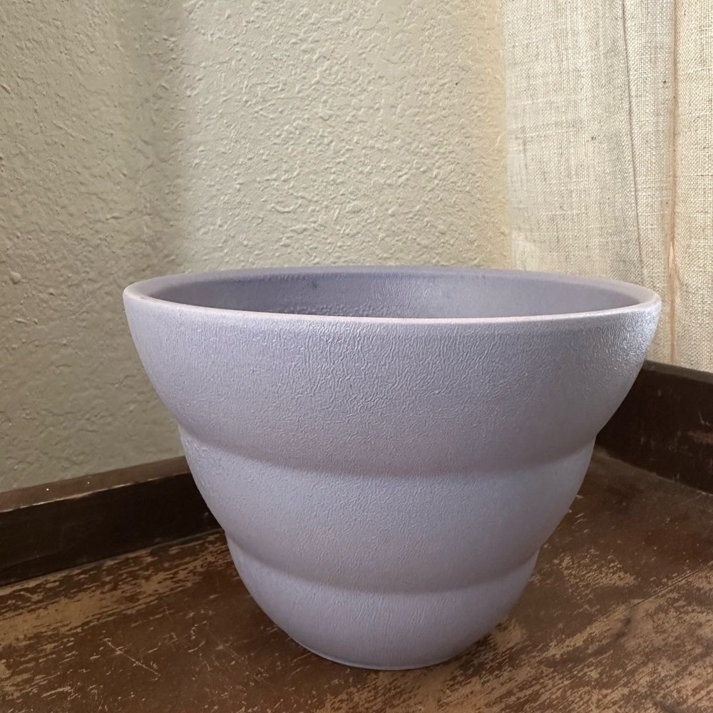 Vintage stoneware cactus planter